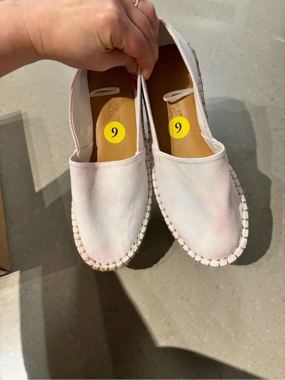 Splendid Pale Pink Canvas Espadrille Slip-Ons